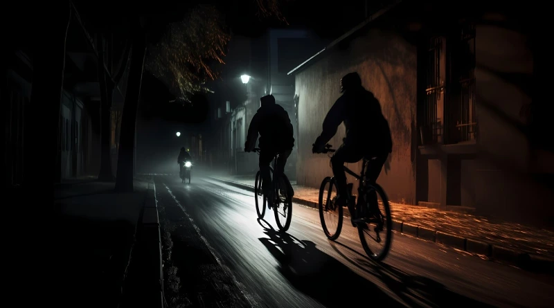 Como pedalar à noite com segurança